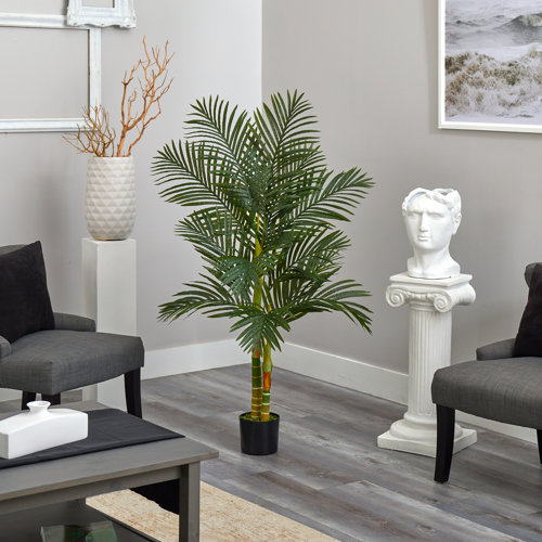 Faux Palm Tree in Planter & Reviews Joss & Main